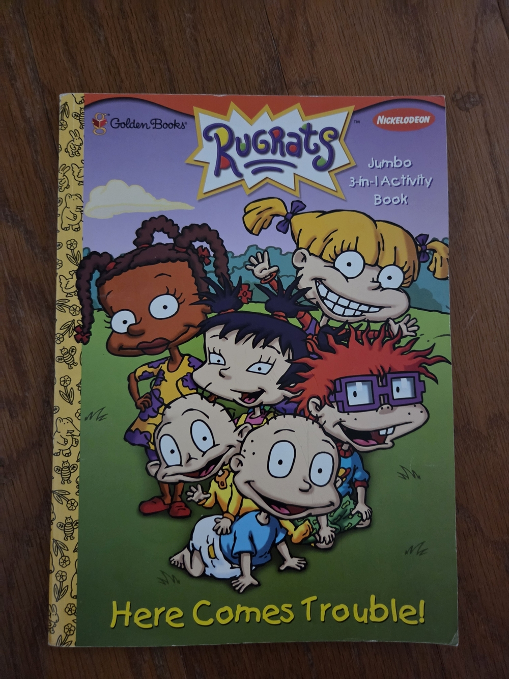 Vintage 2001 Nickelodeon Rugrats 3-in-1 Activity Book